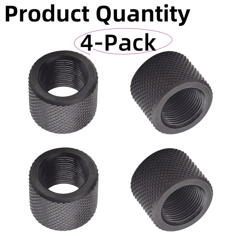 COSVMUF Thread Protector for .22LR .223 & 5.56 1/2 x 28 Thread Protector, Durable, Cerakoted Finish (4 Pack) - Image 3